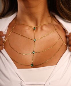 Emerald Body Chain