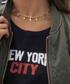 Alternative view of The Rain Drop Necklace